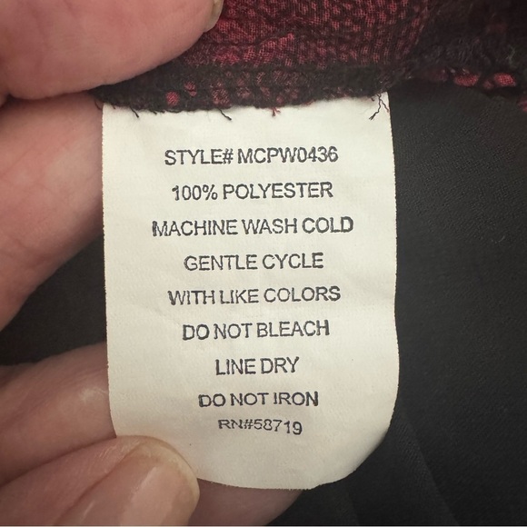 Notations Y2K Whimsical Goth Babydoll Ruffle Shirt Set - Picture 6 of 6